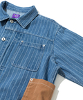 go slow caravan(ゴースローキャラバン) |Mountain Mania/マウンテンマニア Pin-Stripe Denim Coverall (MENS)
