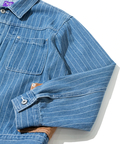 go slow caravan(ゴースローキャラバン) |Mountain Mania/マウンテンマニア Pin-Stripe Denim Coverall (MENS)