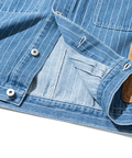 go slow caravan(ゴースローキャラバン) |Mountain Mania/マウンテンマニア Pin-Stripe Denim Coverall (MENS)