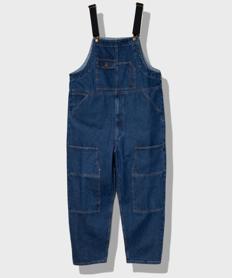 go slow caravan(ゴースローキャラバン) |【GSC別注】Mountain Mania/マウンテンマニア Double Knee Denim Overall (MENS)