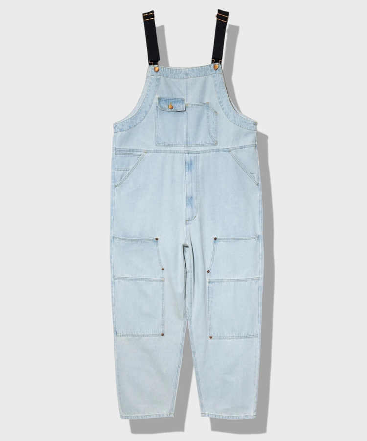 go slow caravan(ゴースローキャラバン) |【GSC別注】Mountain Mania/マウンテンマニア Double Knee Denim Overall (MENS)