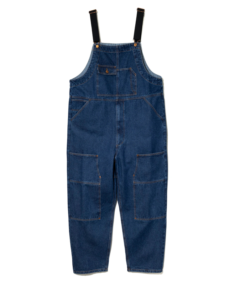 go slow caravan(ゴースローキャラバン) |【GSC別注】Mountain Mania/マウンテンマニア Double Knee Denim Overall (MENS)