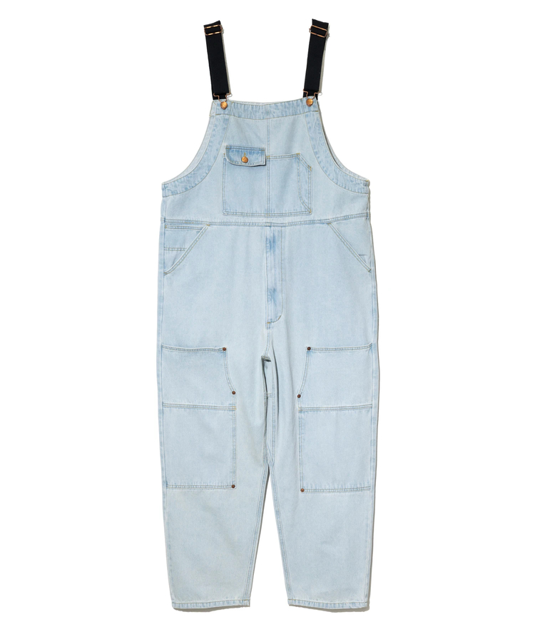 go slow caravan(ゴースローキャラバン) |【GSC別注】Mountain Mania/マウンテンマニア Double Knee Denim Overall (MENS)