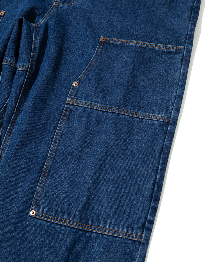 go slow caravan(ゴースローキャラバン) |【GSC別注】Mountain Mania/マウンテンマニア Double Knee Denim Overall (MENS)