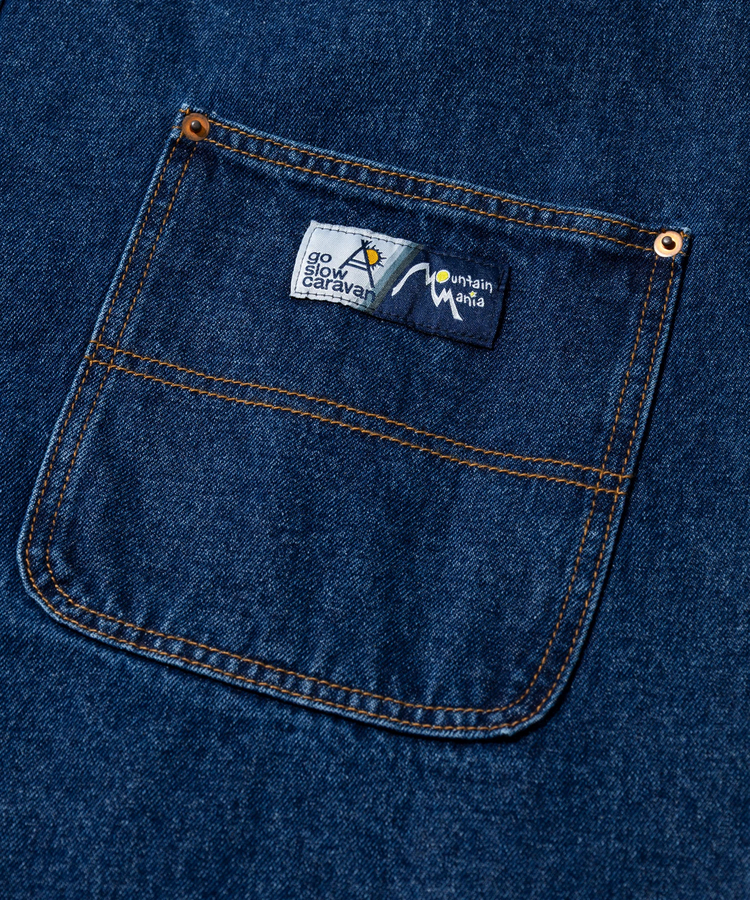 go slow caravan(ゴースローキャラバン) |【GSC別注】Mountain Mania/マウンテンマニア Double Knee Denim Overall (MENS)