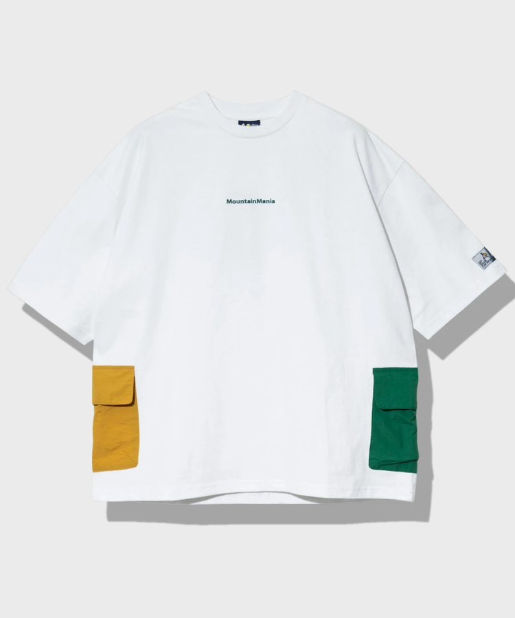 go slow caravan(ゴースローキャラバン) |【GSC別注】Mountain Mania/マウンテンマニア Mountain Mania x gsc オリジナル天竺 サイドポケットTEE (MENS)