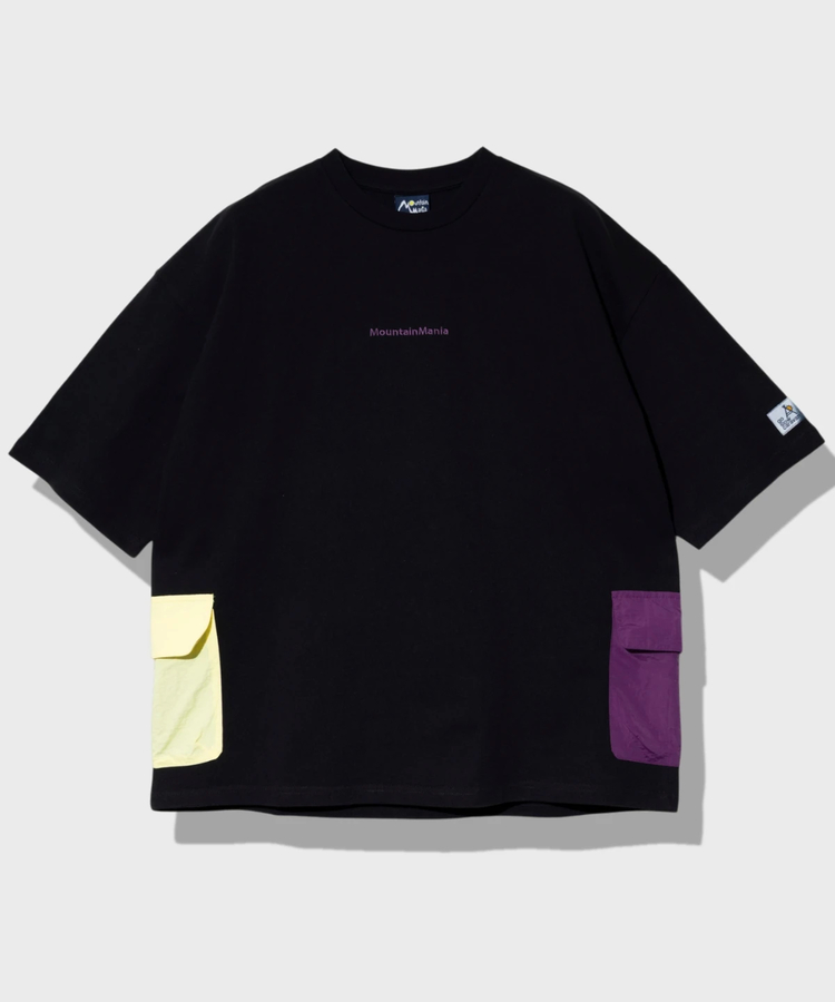 go slow caravan(ゴースローキャラバン) |【GSC別注】Mountain Mania/マウンテンマニア Mountain Mania x gsc オリジナル天竺 サイドポケットTEE (MENS)