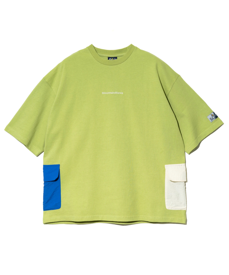 go slow caravan(ゴースローキャラバン) |【GSC別注】Mountain Mania/マウンテンマニア Mountain Mania x gsc オリジナル天竺 サイドポケットTEE (MENS)