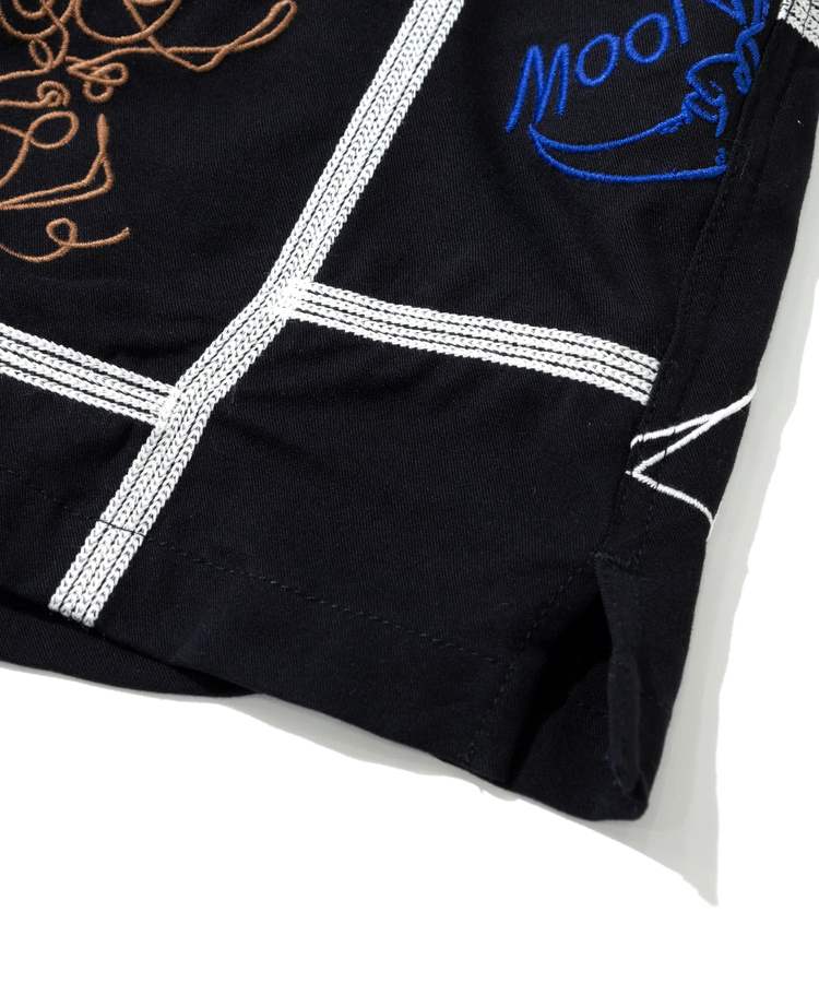 go slow caravan(ゴースローキャラバン) |Universal Style Wear/ユニバーサルスタイルウェア Patchwork embroidery shirt (MENS)