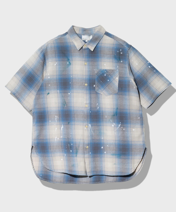 go slow caravan(ゴースローキャラバン) |Universal Style Wear/ユニバーサルスタイルウェア Plaid damage shirt (MENS)