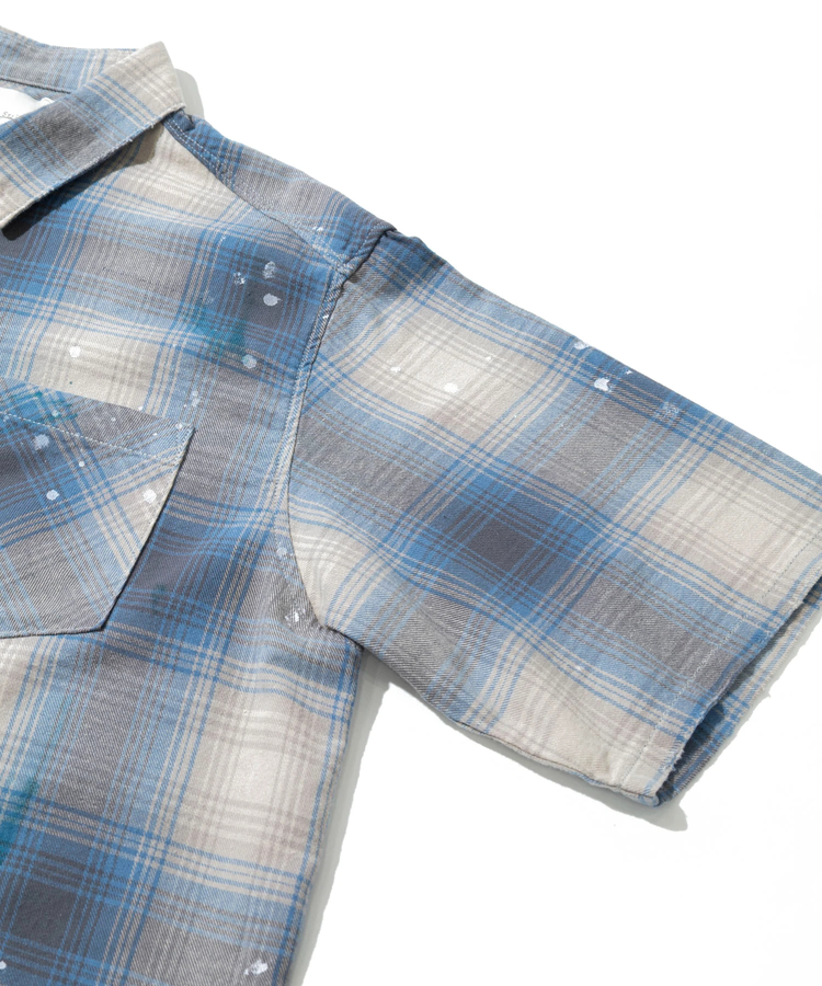 go slow caravan(ゴースローキャラバン) |Universal Style Wear/ユニバーサルスタイルウェア Plaid damage shirt (MENS)