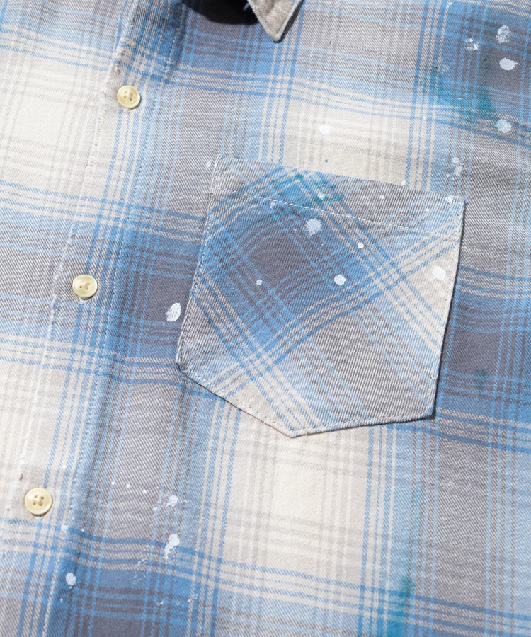 go slow caravan(ゴースローキャラバン) |Universal Style Wear/ユニバーサルスタイルウェア Plaid damage shirt (MENS)