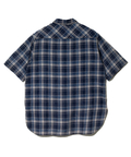 go slow caravan(ゴースローキャラバン) |Universal Style Wear/ユニバーサルスタイルウェア INDIGO Plaid damage shirt (MENS)