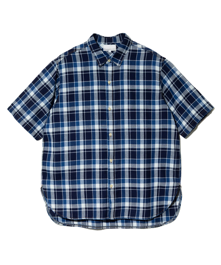 go slow caravan(ゴースローキャラバン) |Universal Style Wear/ユニバーサルスタイルウェア INDIGO Plaid damage shirt (MENS)