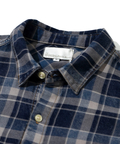 go slow caravan(ゴースローキャラバン) |Universal Style Wear/ユニバーサルスタイルウェア INDIGO Plaid damage shirt (MENS)