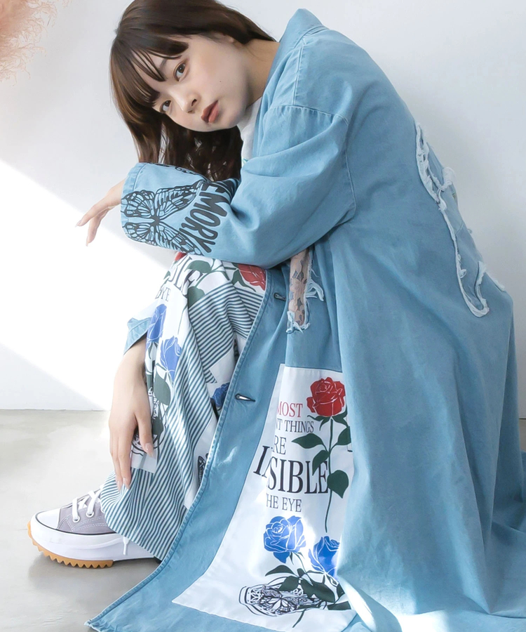 ScoLar/スカラー アップリケコート (WOMENS)｜ファッション通販 SANKO