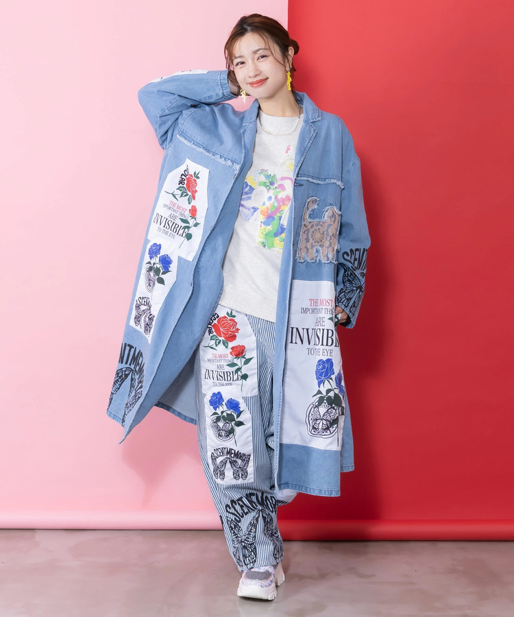ScoLar/スカラー アップリケコート (WOMENS)｜ファッション通販 SANKO