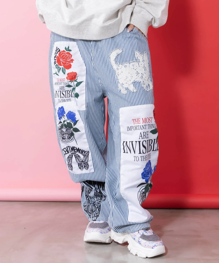 ScoLar/スカラー アップリケパンツ (WOMENS)｜ファッション通販 SANKO