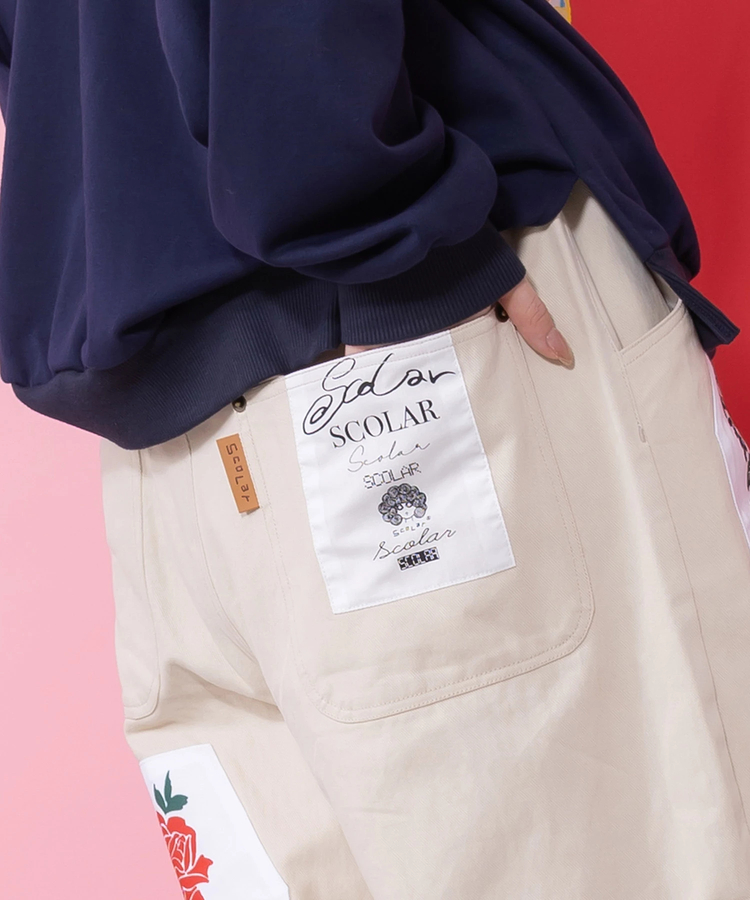 ScoLar/スカラー アップリケパンツ (WOMENS)｜ファッション通販 SANKO