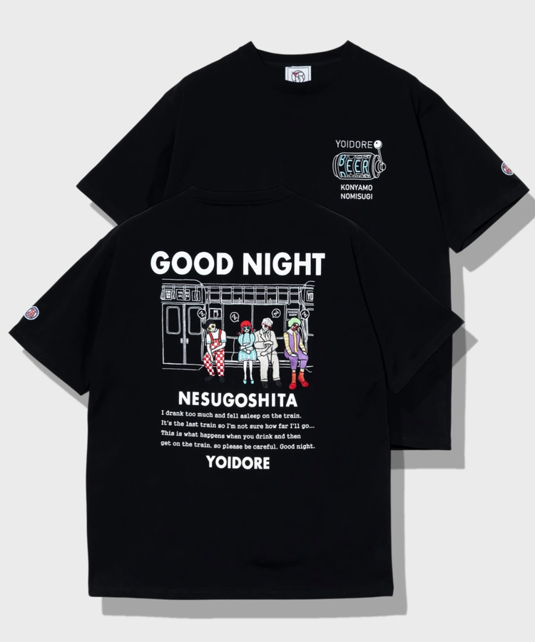 go slow caravan(ゴースローキャラバン) |YOIDORE/酔いどれ 電車寝過ごした TEE (MENS)