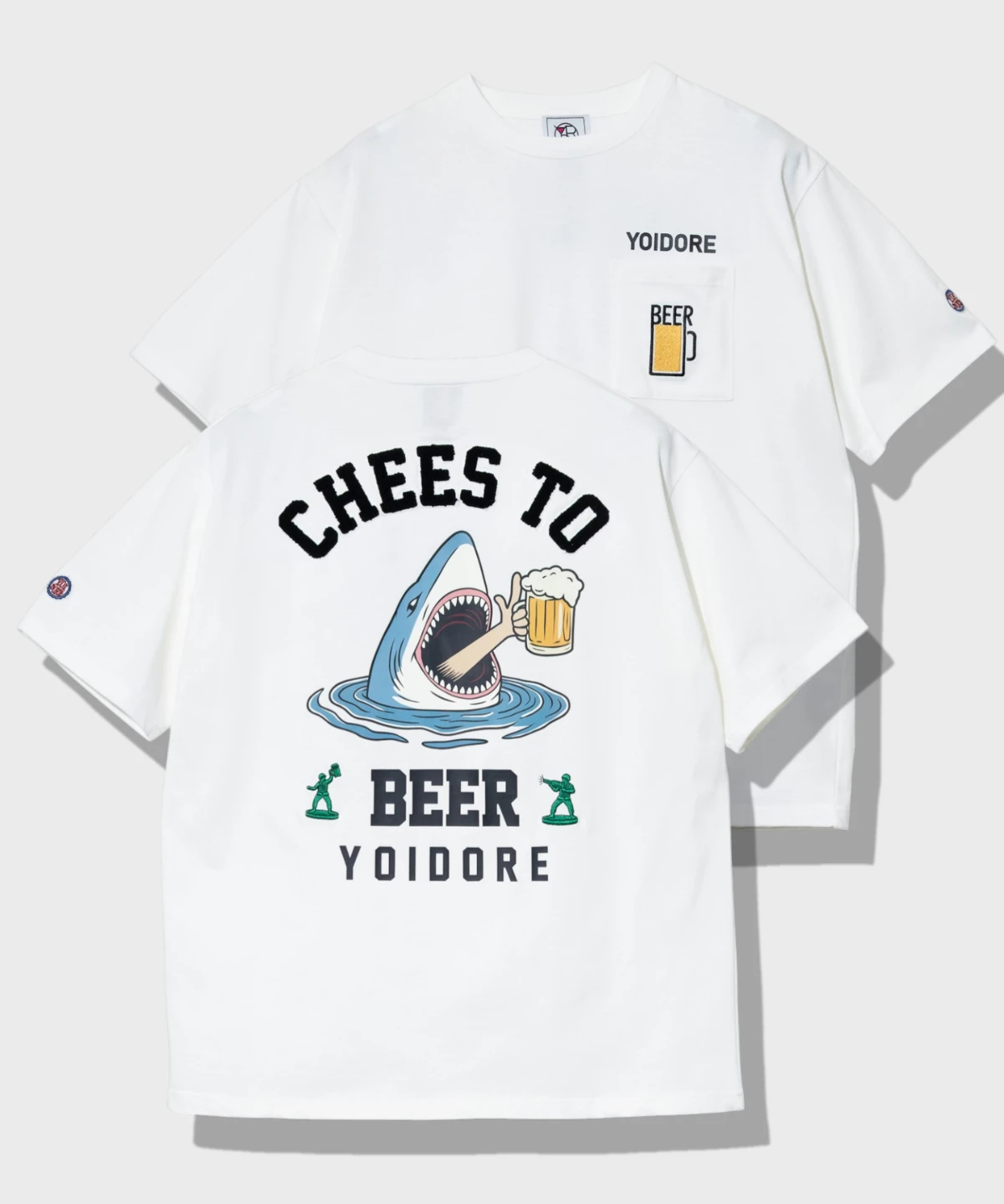 YOIDORE/酔いどれ サメ乾杯ポケット TEE (MENS)｜ファッション通販