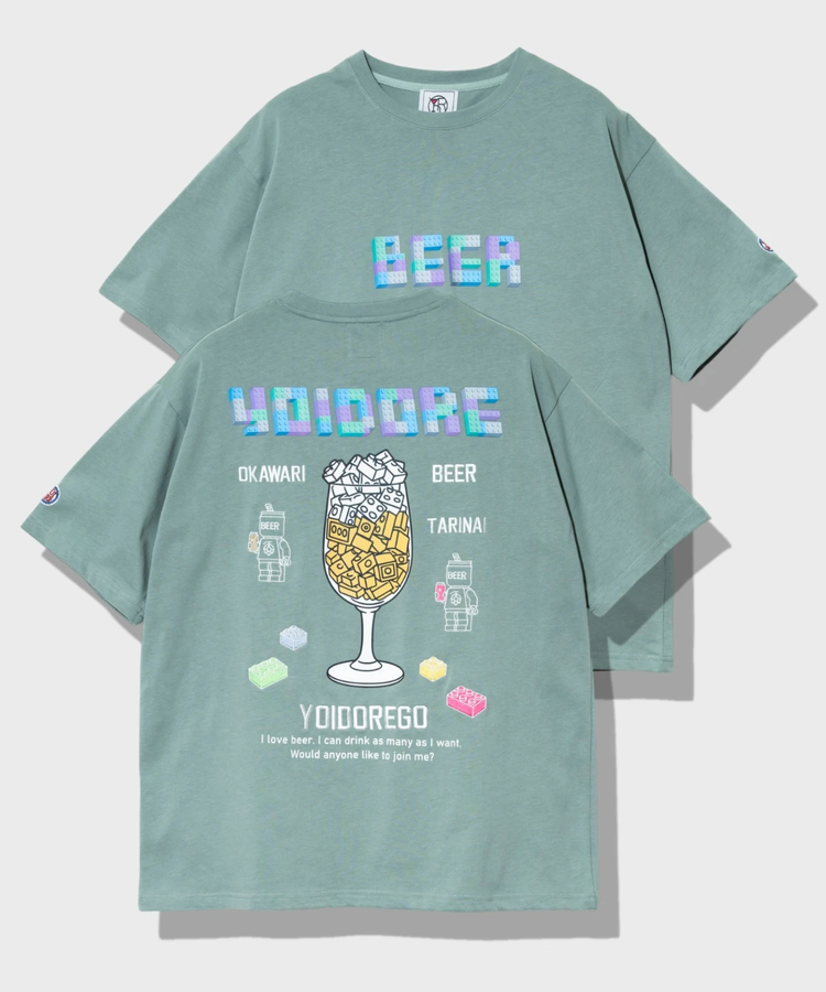 go slow caravan(ゴースローキャラバン) |YOIDORE/酔いどれ ブロック ビール TEE (MENS)