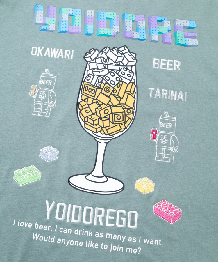 go slow caravan(ゴースローキャラバン) |YOIDORE/酔いどれ ブロック ビール TEE (MENS)