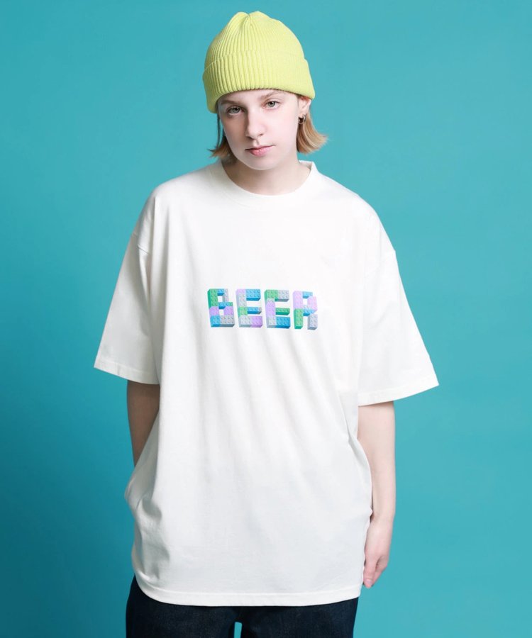 go slow caravan(ゴースローキャラバン) |YOIDORE/酔いどれ ブロック ビール TEE (MENS)