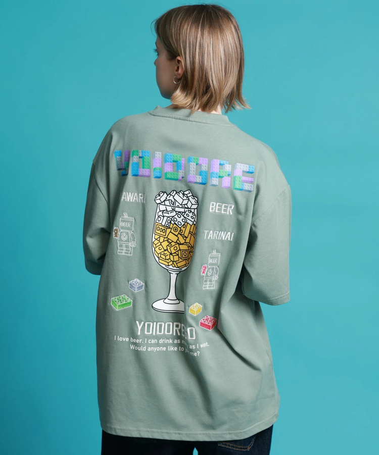 go slow caravan(ゴースローキャラバン) |YOIDORE/酔いどれ ブロック ビール TEE (MENS)
