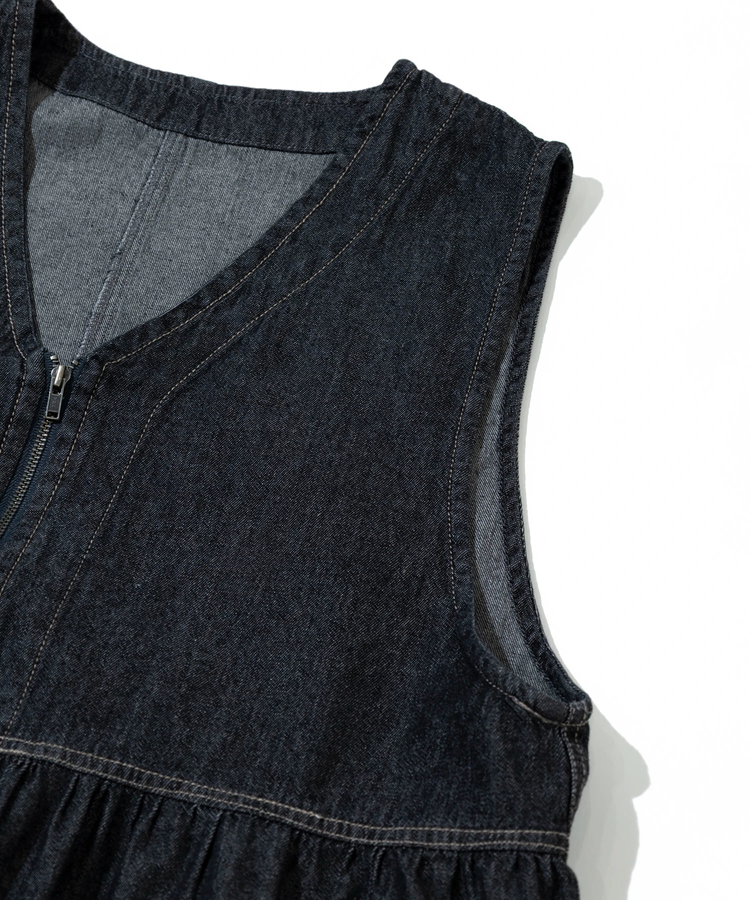 le colis/ルコリ デニムZIPベスト (WOMENS)｜ファッション通販 SANKO