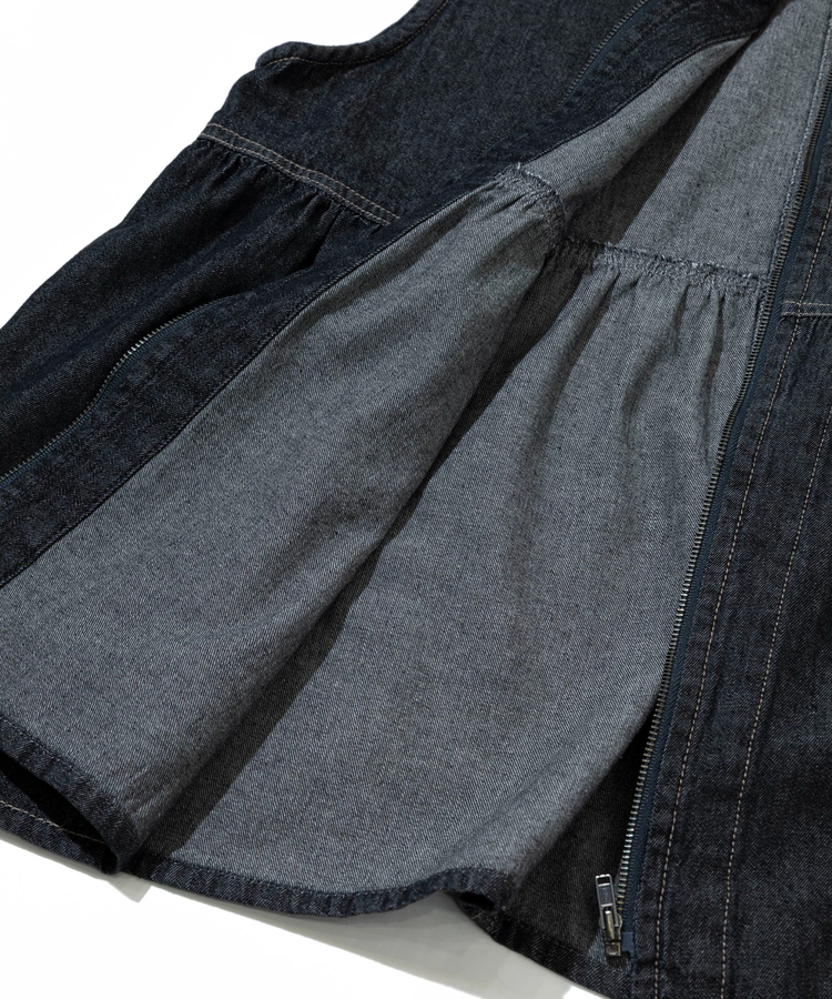 le colis/ルコリ デニムZIPベスト (WOMENS)｜ファッション通販 SANKO