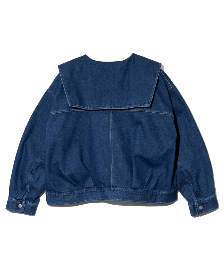 Figgle/フィグル 10oz デニムセーラージャケット (WOMENS