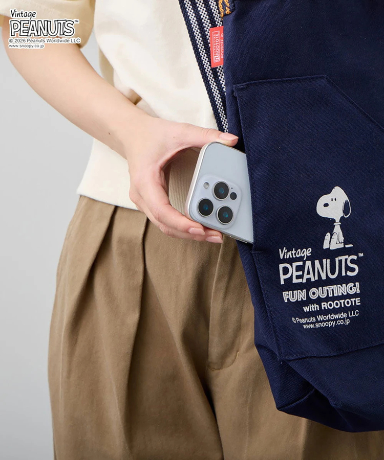 ROOTOTE/ルートート IP.トール.マエカケ.Peanuts-1F｜ファッション通販