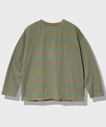 go slow caravan(ゴースローキャラバン) |NANGA/ナンガ RINGER COLLAR PANEL L/S TEE (MENS)