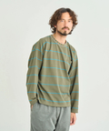go slow caravan(ゴースローキャラバン) |NANGA/ナンガ RINGER COLLAR PANEL L/S TEE (MENS)