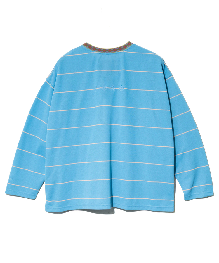 go slow caravan(ゴースローキャラバン) |NANGA/ナンガ RINGER COLLAR PANEL L/S TEE (MENS)