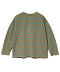 go slow caravan(ゴースローキャラバン) |NANGA/ナンガ RINGER COLLAR PANEL L/S TEE (MENS)