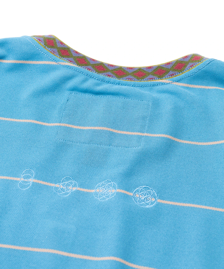 go slow caravan(ゴースローキャラバン) |NANGA/ナンガ RINGER COLLAR PANEL L/S TEE (MENS)