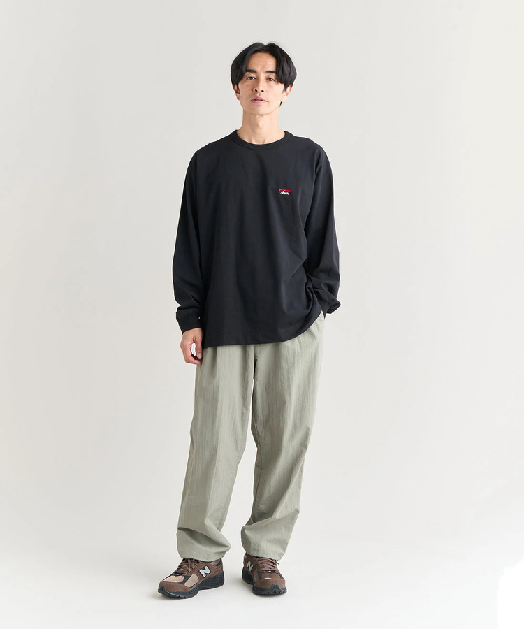 go slow caravan(ゴースローキャラバン) |NANGA/ナンガ ECO HYBRID BOX LOGO EMBROIDERY L/S TEE (MENS)