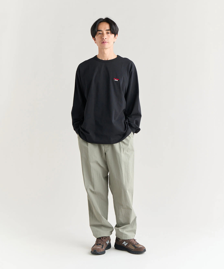 go slow caravan(ゴースローキャラバン) |NANGA/ナンガ ECO HYBRID BOX LOGO EMBROIDERY L/S TEE (MENS)