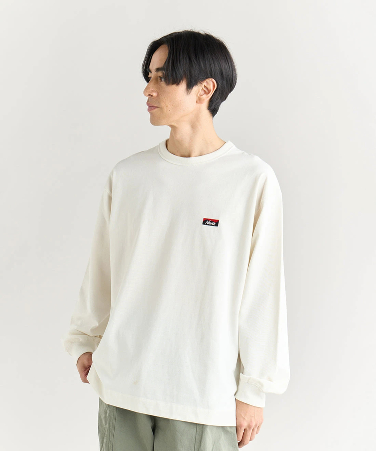 go slow caravan(ゴースローキャラバン) |NANGA/ナンガ ECO HYBRID BOX LOGO EMBROIDERY L/S TEE (MENS)