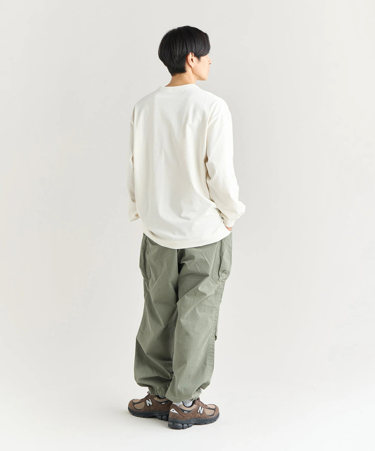 go slow caravan(ゴースローキャラバン) |NANGA/ナンガ ECO HYBRID BOX LOGO EMBROIDERY L/S TEE (MENS)