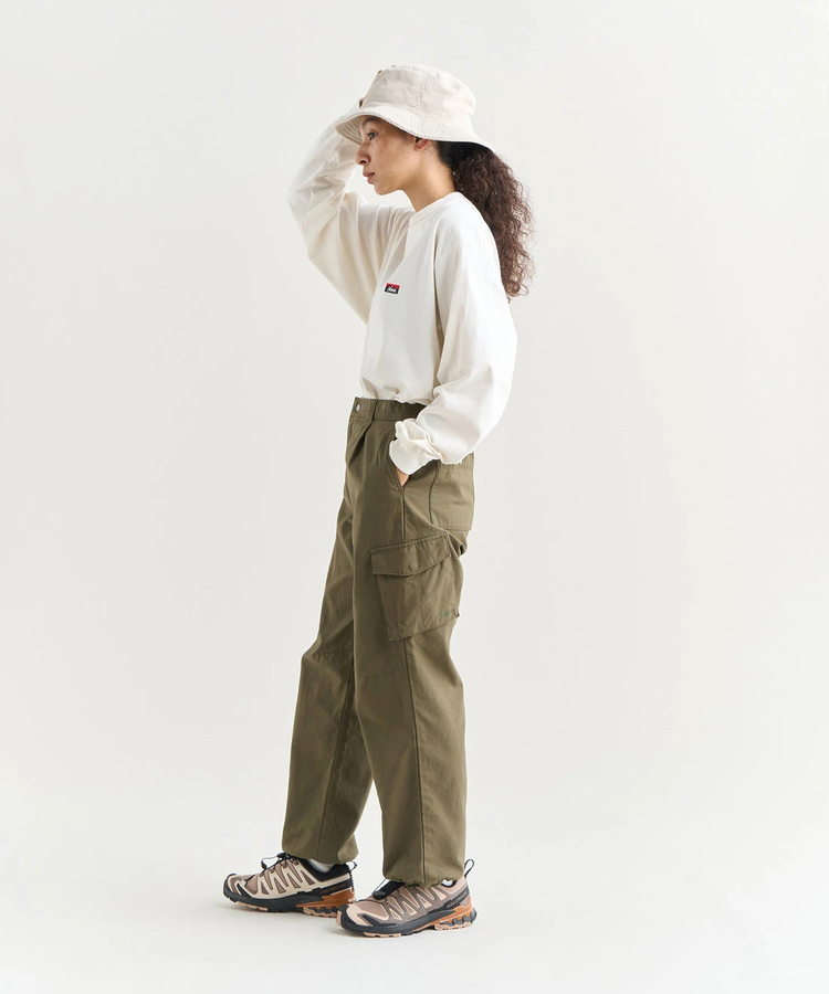 go slow caravan(ゴースローキャラバン) |NANGA/ナンガ ECO HYBRID BOX LOGO EMBROIDERY L/S TEE (MENS)