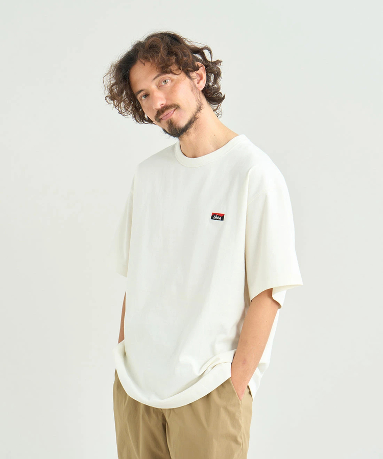 go slow caravan(ゴースローキャラバン) |NANGA/ナンガ ECO HYBRID BOX LOGO EMBROIDERY TEE (MENS)