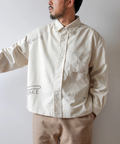 go slow caravan(ゴースローキャラバン) |【GSC別注】FREE RAGE/フリーレイジ 10oz DENIM CPOシャツ - Hand Paint ver - (MENS)