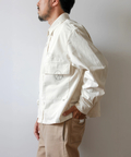 go slow caravan(ゴースローキャラバン) |【GSC別注】FREE RAGE/フリーレイジ 10oz DENIM CPOシャツ - Hand Paint ver - (MENS)