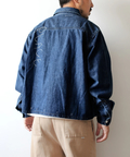 go slow caravan(ゴースローキャラバン) |【GSC別注】FREE RAGE/フリーレイジ 10oz DENIM CPOシャツ - Hand Paint ver - (MENS)