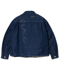 go slow caravan(ゴースローキャラバン) |【GSC別注】FREE RAGE/フリーレイジ 10oz DENIM CPOシャツ - Hand Paint ver - (MENS)