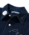 go slow caravan(ゴースローキャラバン) |【GSC別注】FREE RAGE/フリーレイジ 10oz DENIM CPOシャツ - Hand Paint ver - (MENS)