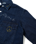go slow caravan(ゴースローキャラバン) |【GSC別注】FREE RAGE/フリーレイジ 10oz DENIM CPOシャツ - Hand Paint ver - (MENS)
